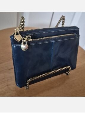 Brighton Teal Wallet With Heart Zippers And Key Fob